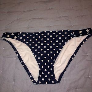 Target navy blue/ white stars bikini bottoms